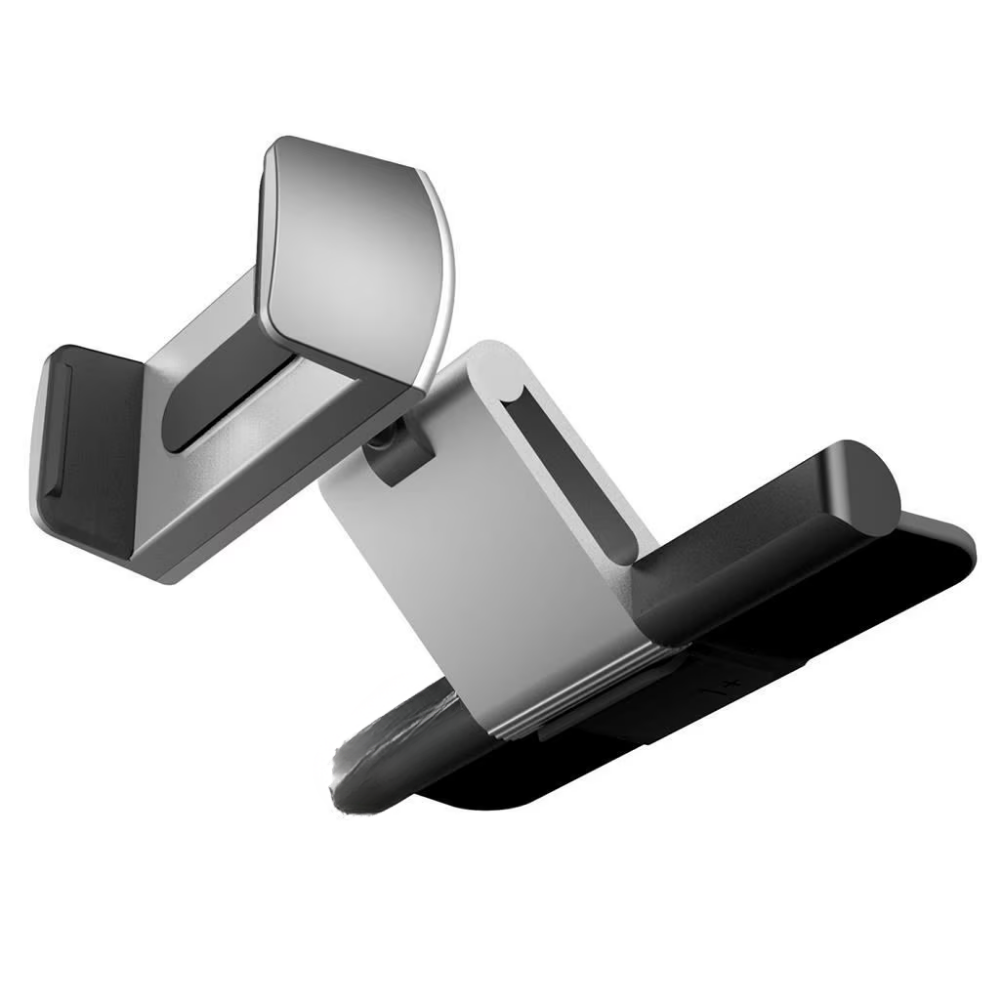 Car Phone Holder - CD Slot Mount, Aluminum & ABS, Universal