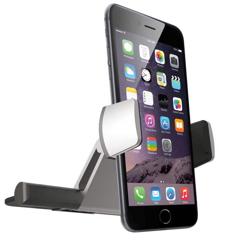 Car Phone Holder - CD Slot Mount, Aluminum & ABS, Universal
