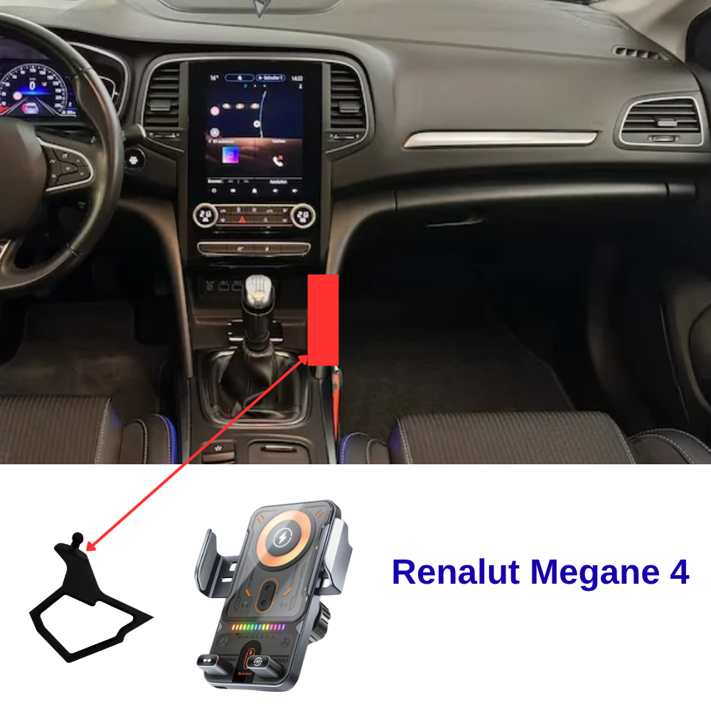Suport telefon Smart cu prindere dedicata OEM pentru Renault Megane 4 2016+