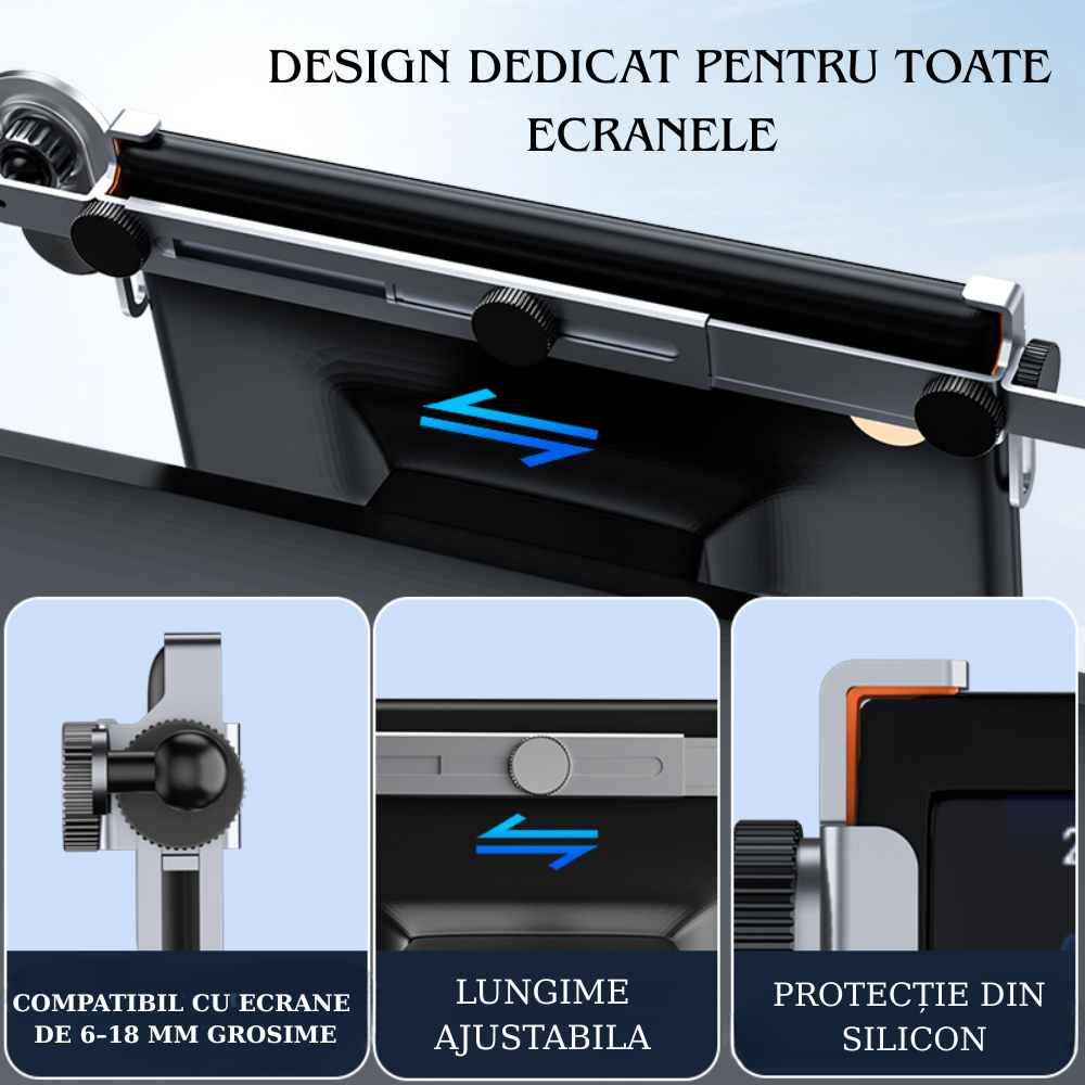 Magnetic Car Holder with Wireless Charging for TESLA and other brands – Mount on Multimedia Screen
