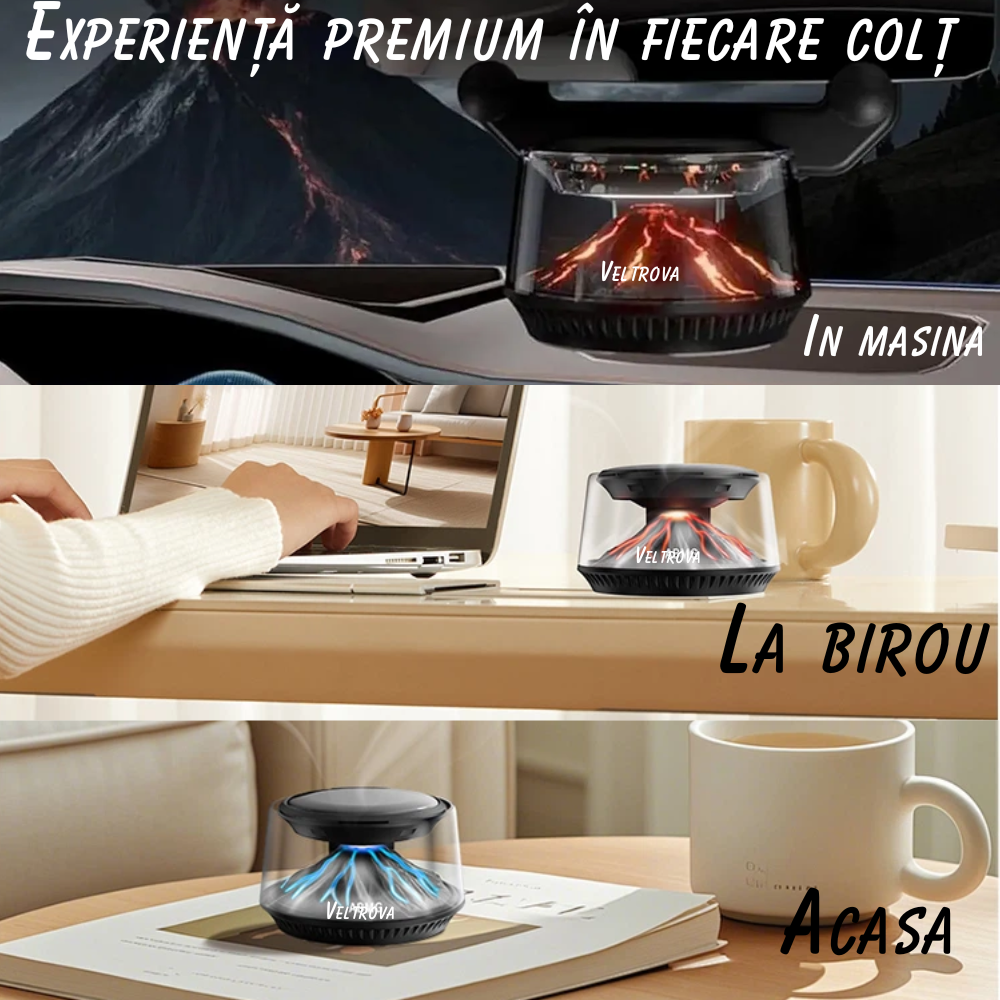 Vulcan Smart Car Diffuser 360° – Premium Fragrance for Every Ride