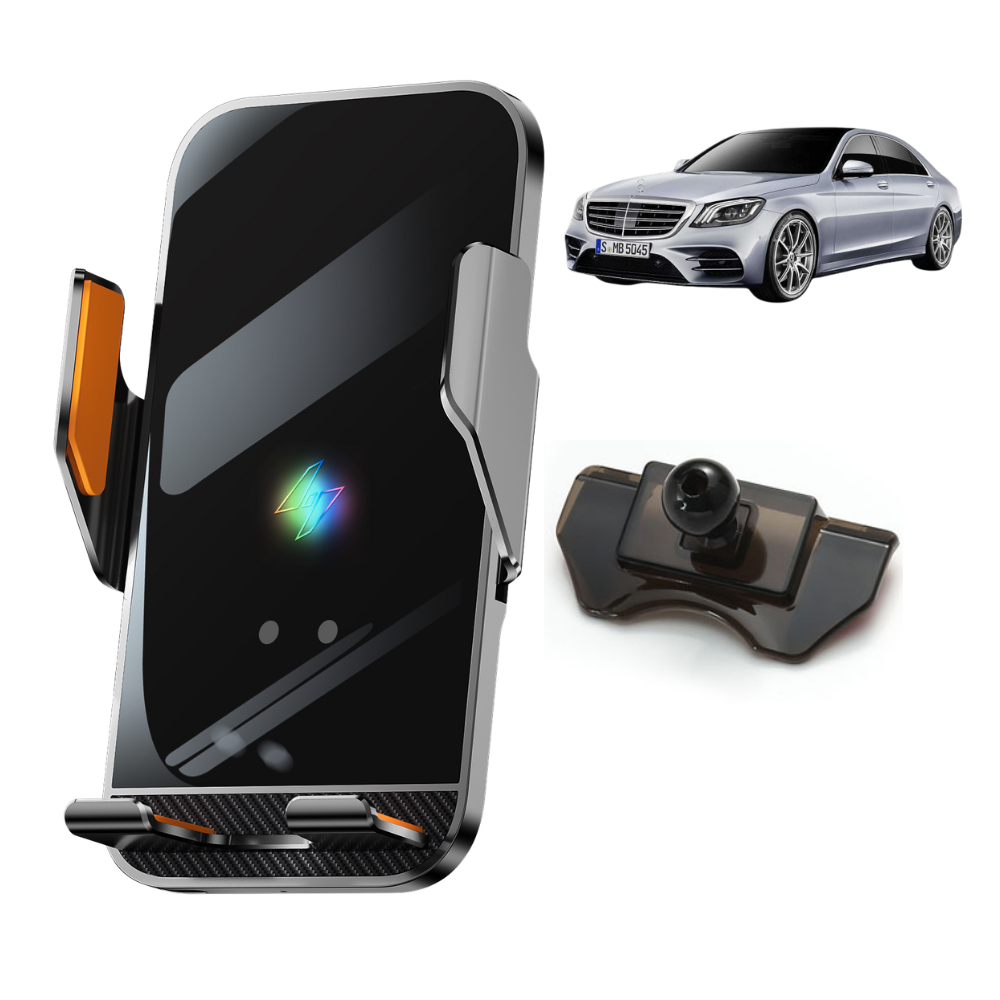 Smart phone holder with dedicated OEM grip for Mercedes S Class 2015-2020