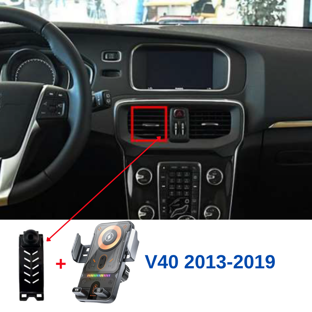 Suport telefon Smart cu prindere dedicata OEM pentru VOLVO V40 2013-2019