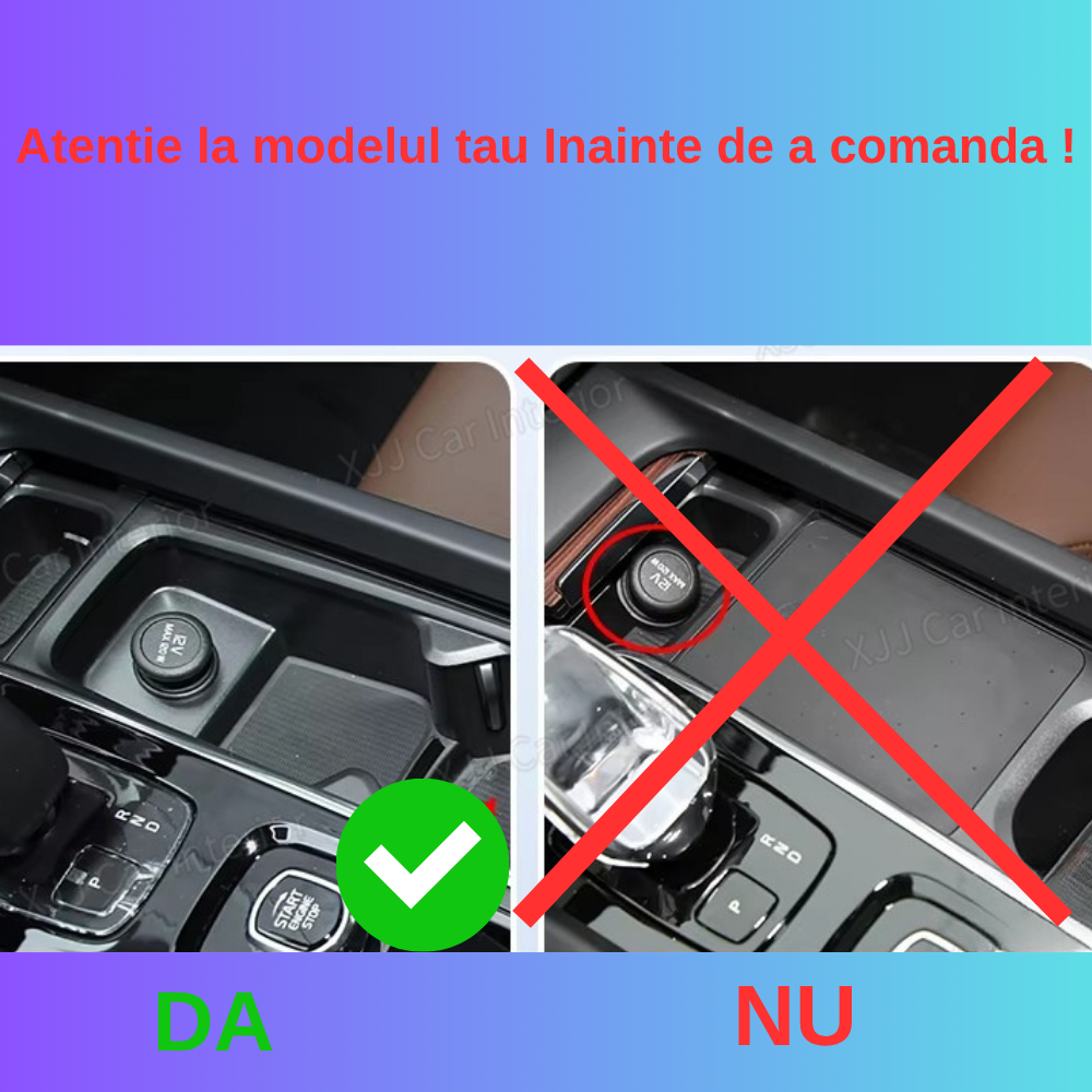 Încărcător Auto dedicat Volvo XC60 / XC90 / S90 / V90 / S60 / V60 (2016–2025) — Plug & Play