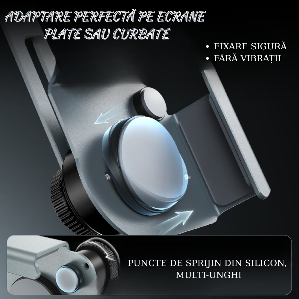 Suport Auto Magnetic cu Încărcare Wireless pentru TESLA si alte marci – Prindere pe Colțul Ecranului Multimedia, Fixare Stabilă