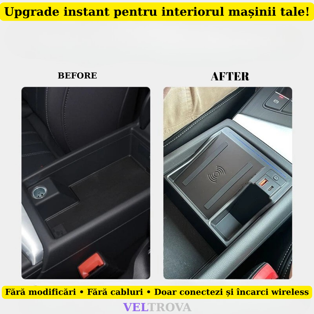 Incarcator Wireless / Statie de incarcare OEM  pentru Audi A4 / A5 / S4 / S5 / RS4 / RS5 (2016–2023)