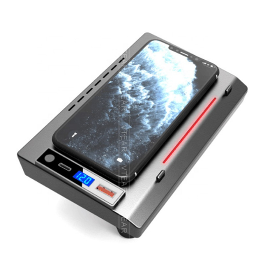 Suport telefon Smart / Statie de incarcare wireless montaj OEM dedicat plug&play  pentru Audi A6/A7/S6/S7/RS6/RS7 2018-2023