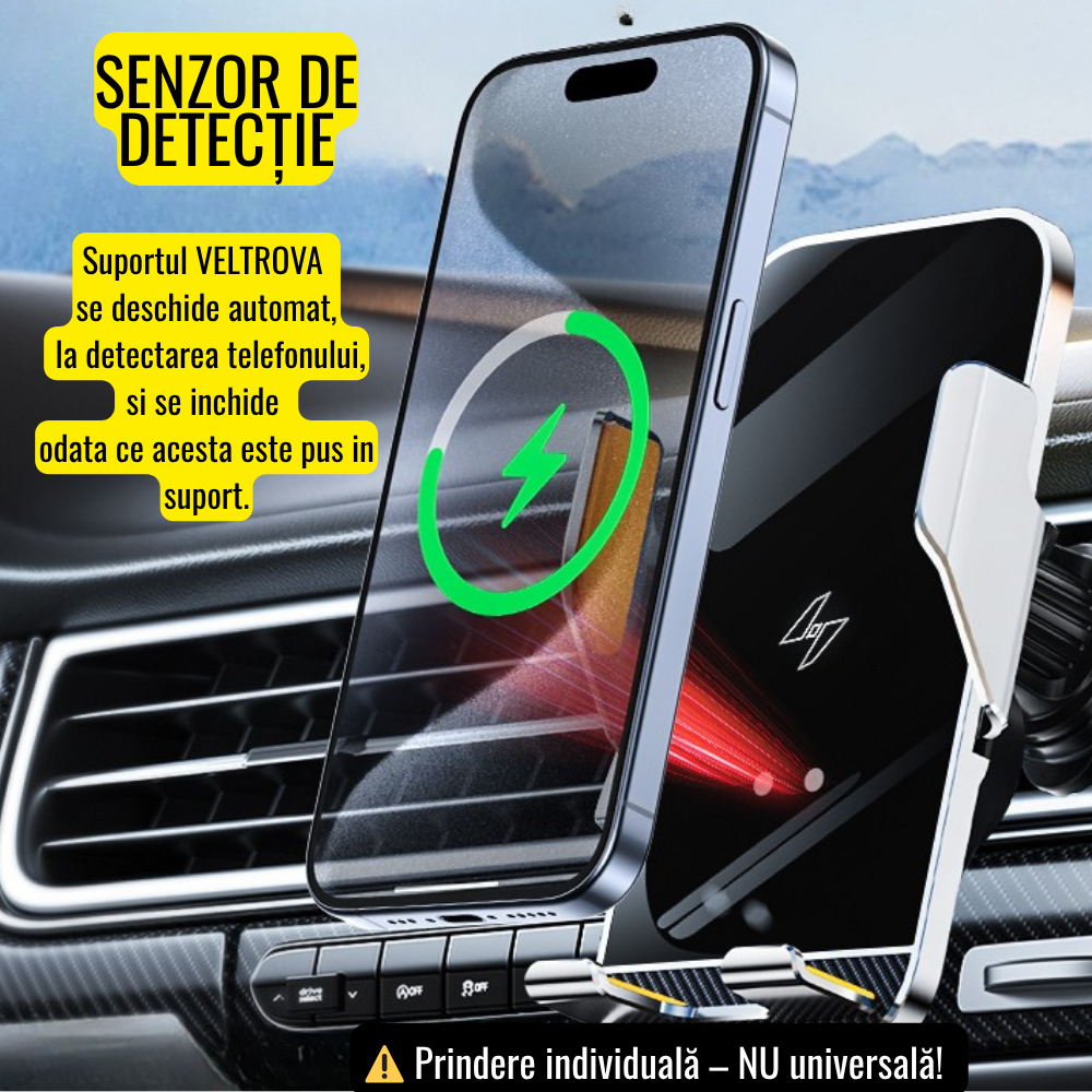 Smart phone holder with dedicated OEM mount for Mercedes C/GLC 2015-2022