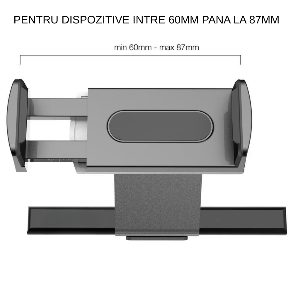 Suport Auto Telefon-Montaj în Slot CD, Aluminiu & ABS, Universal