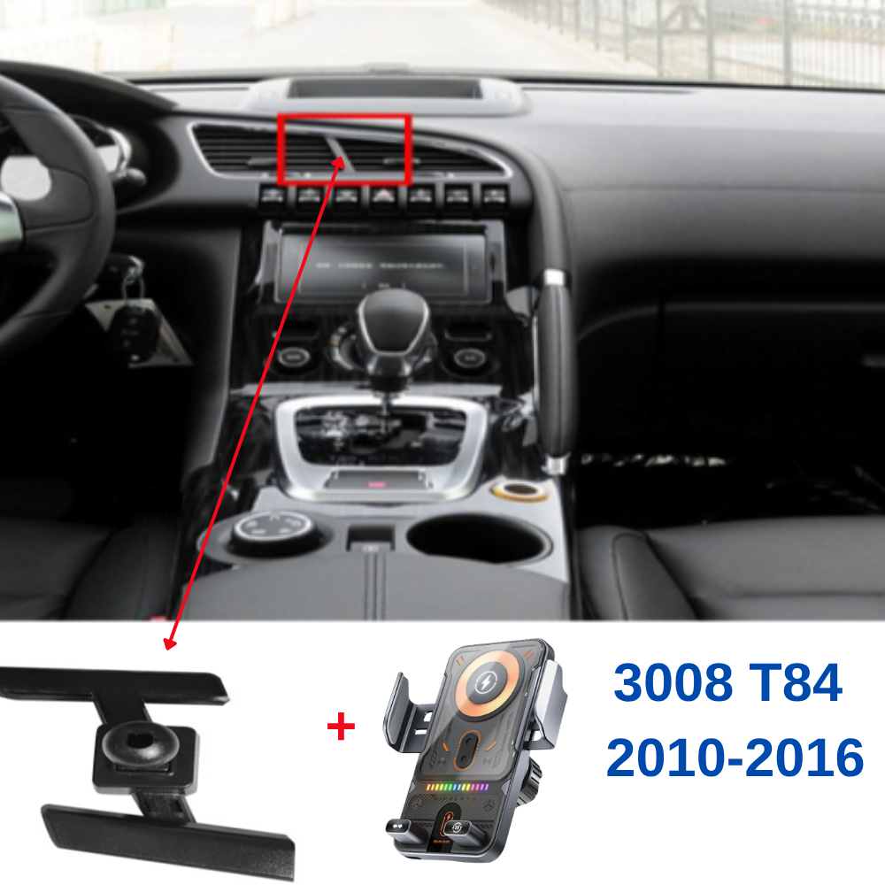 Suport telefon Smart cu prindere dedicata OEM pentru PEUGEOT 3008 T84 1st 2008-2016