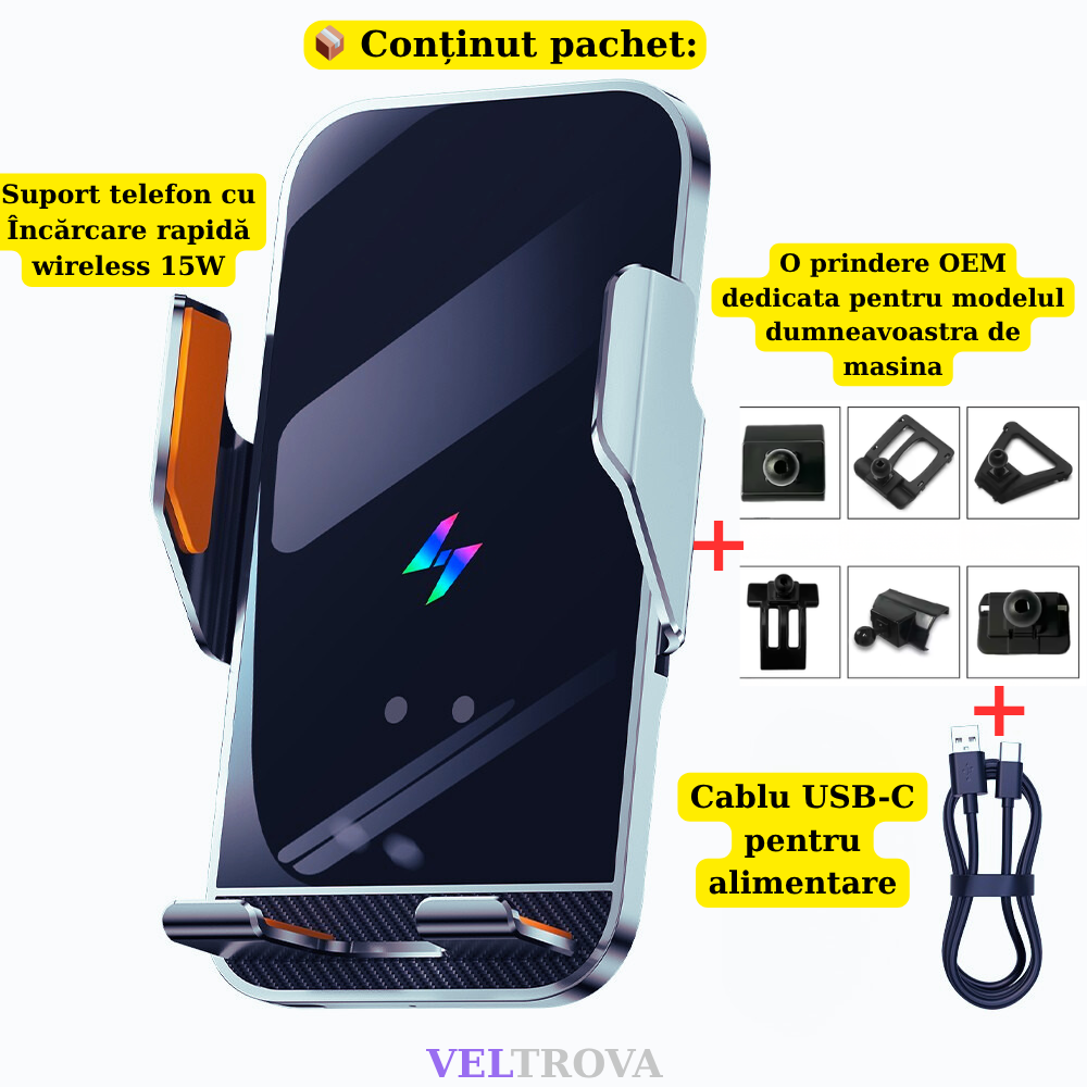 Suport telefon Smart cu prindere dedicata OEM pentru TOYOTA RAV 4 4th 2013-2018