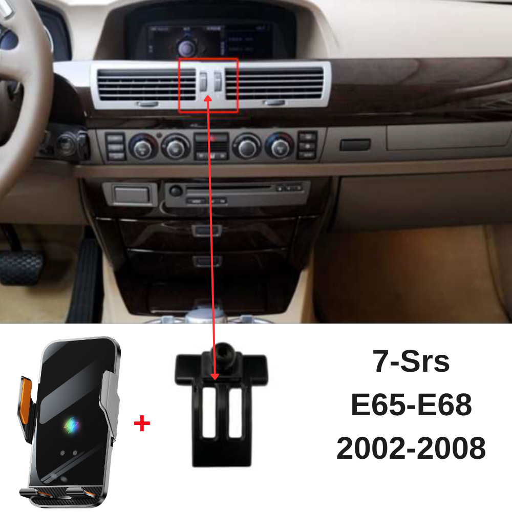 Suport telefon Smart cu prindere dedicata OEM pentru BMW Seria 7 E65-E68 2002-2008