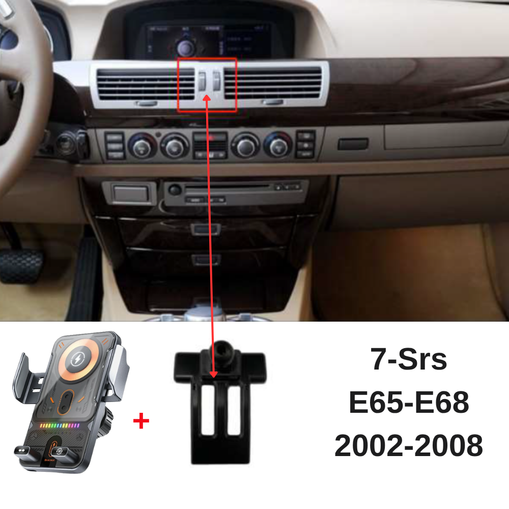 Suport telefon Smart cu prindere dedicata OEM pentru BMW Seria 7 E65-E68 2002-2008