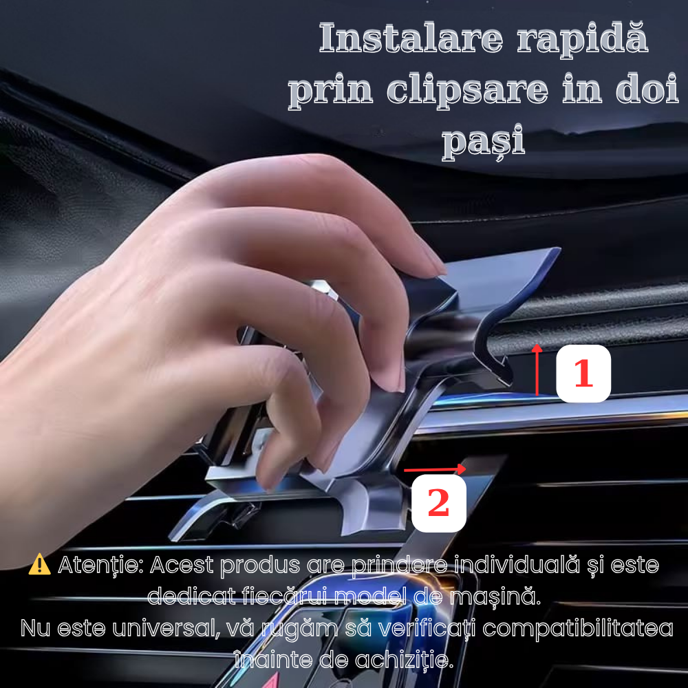 Suport telefon Smart cu prindere dedicata OEM pentru Mercedes E CLASS 2017-2023/ CLS 2019-2023