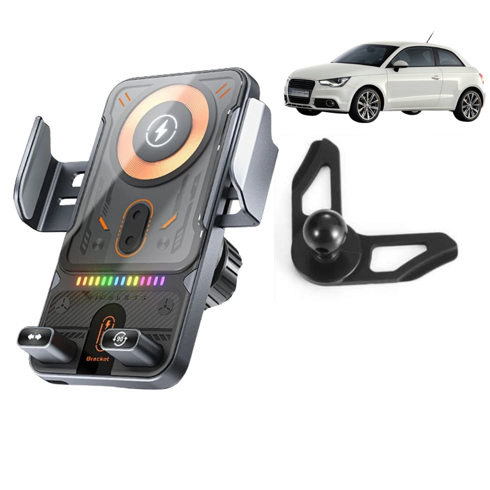 Smart phone holder with dedicated OEM mount for AUDI A1 8X 2015-2018/S1 8X 2015-2018