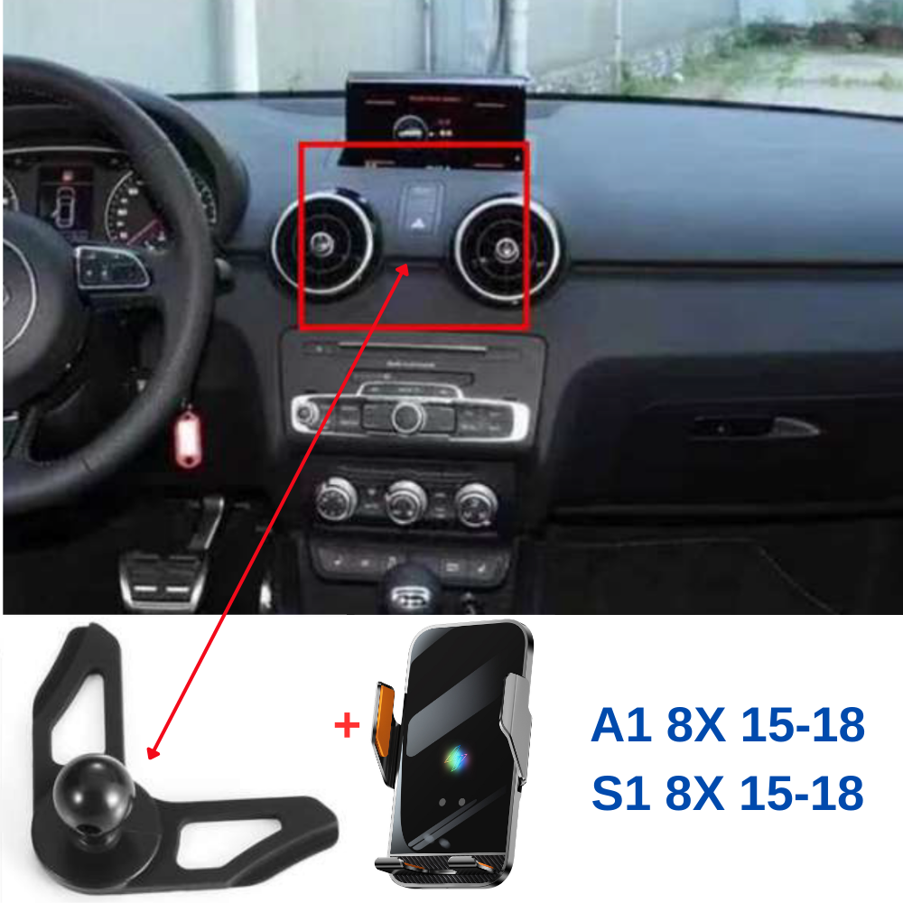 Suport telefon Smart cu prindere dedicata OEM pentru AUDI A1 8X 2015-2018/S1 8X 2015-2018