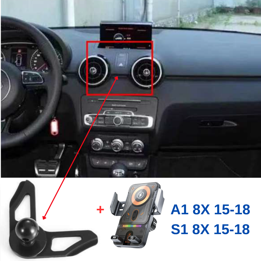 Suport telefon Smart cu prindere dedicata OEM pentru AUDI A1 8X 2015-2018/S1 8X 2015-2018