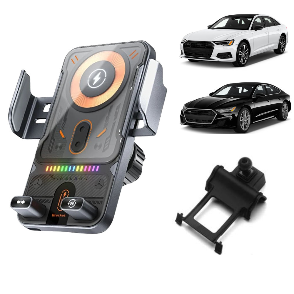 Suport telefon Smart cu prindere dedicata OEM pentru Audi A6&A7/S6&S7/RS6&RS7 2019-2024-PREZENT