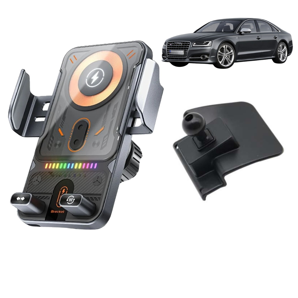 Smart Phone Holder with Dedicated OEM Mount for AUDI A8 D4 2011-2017/S8 D4 2013-2017