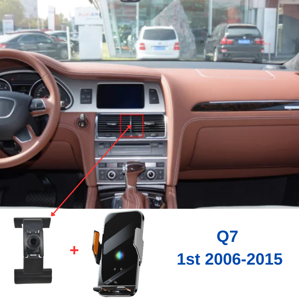 Suport telefon Smart cu prindere dedicata OEM pentru AUDI Q7 1st 2006-2015