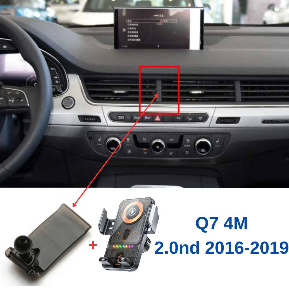 Suport telefon Smart cu prindere dedicata OEM pentru AUDI Q7 4M 2.0nd 2016-2019