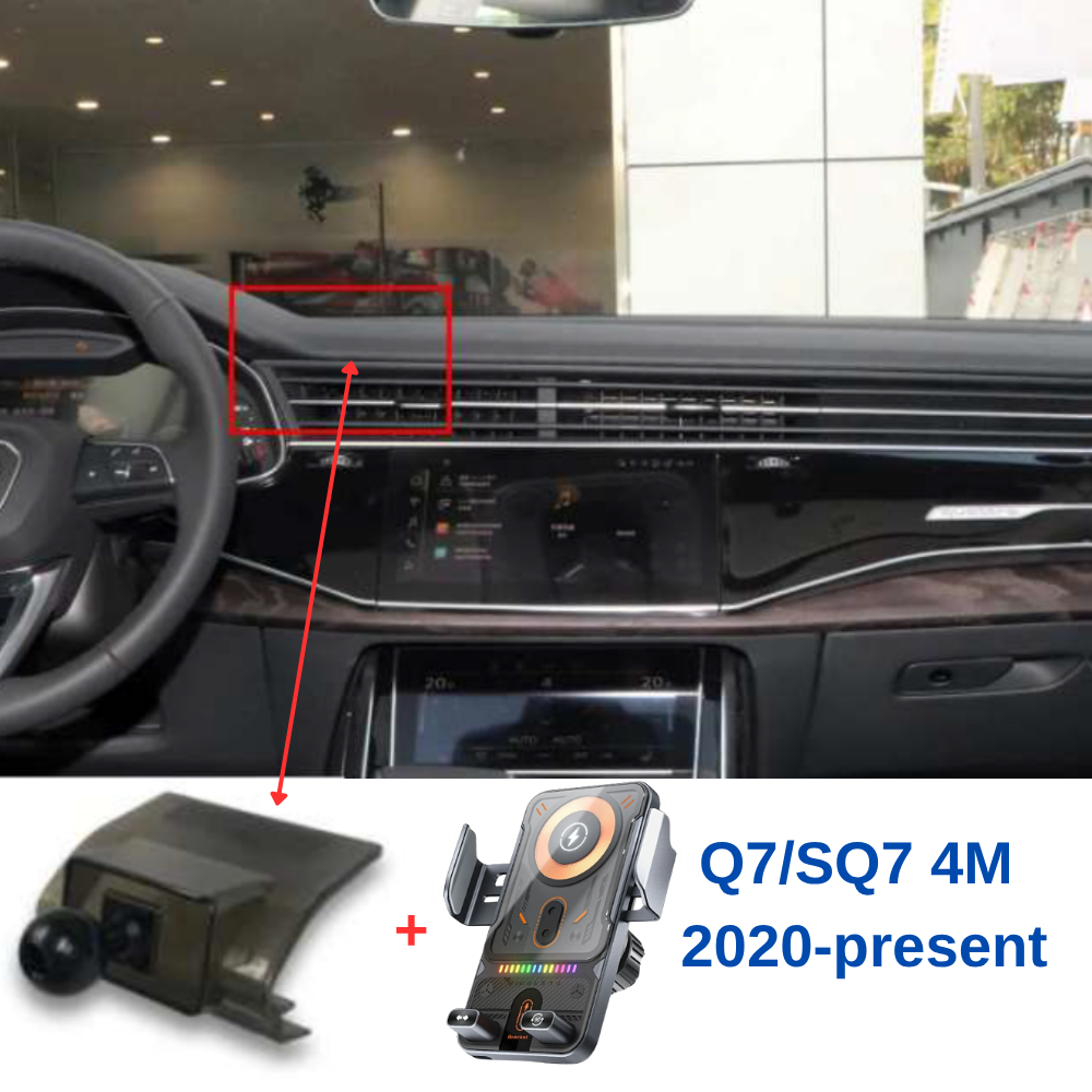 Suport telefon Smart cu prindere dedicata OEM pentru AUDI Q7/SQ7 4M 2020-present