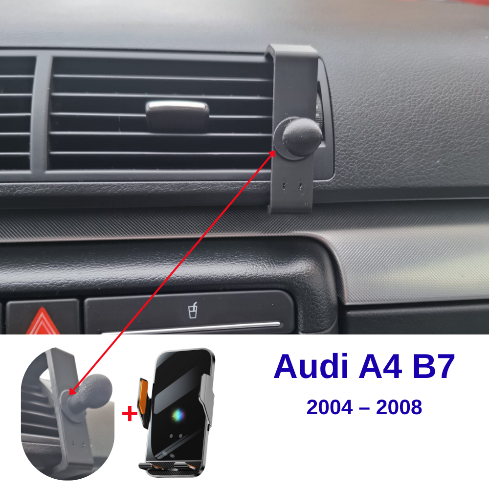 Suport telefon Smart cu prindere dedicata OEM pentru Audi A4 B7 2004-2008