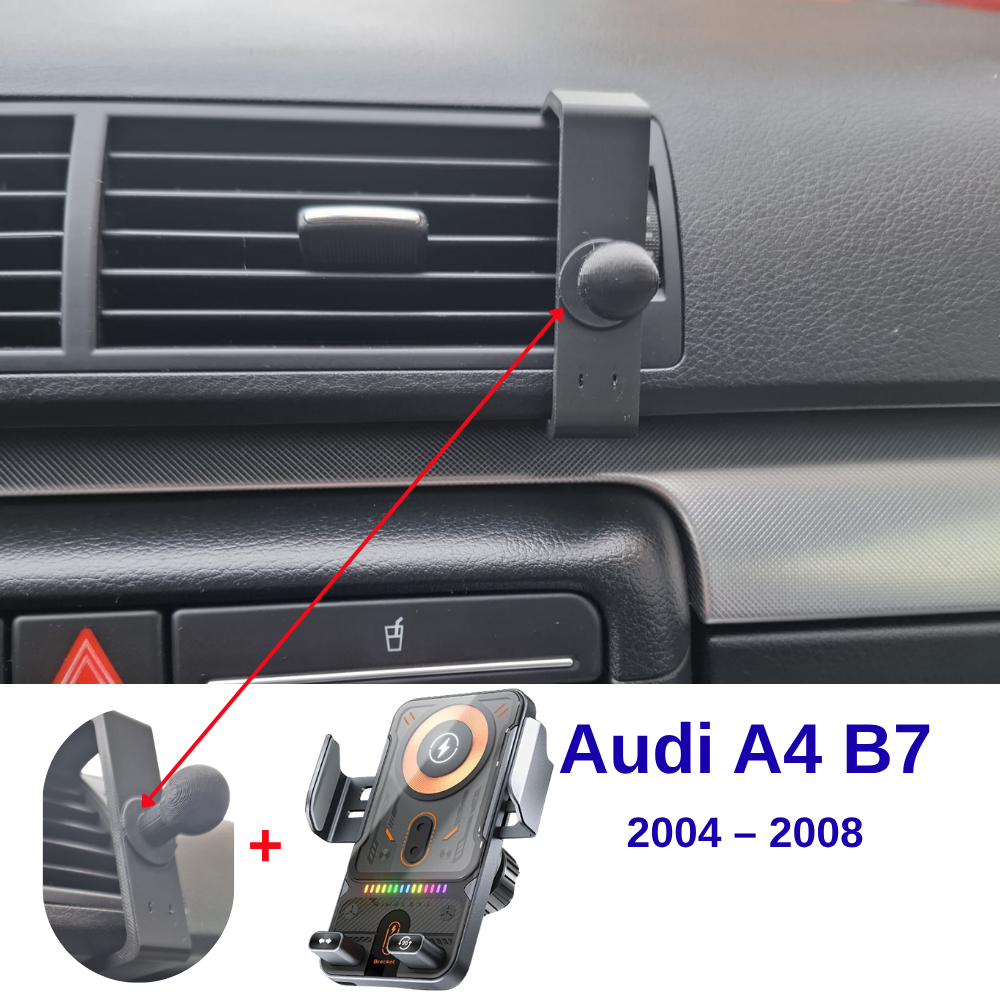 Suport telefon Smart cu prindere dedicata OEM pentru Audi A4 B7 2004-2008