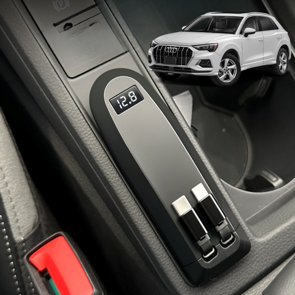 Încărcător Auto dedicat pentru Audi Q3 2018 - 2025  — Plug & Play în loc de Scrumieră