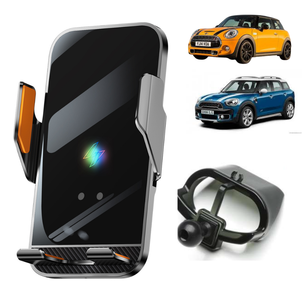 Suport telefon Smart cu prindere dedicata OEM pentru BMW Mini Hatch F55/F56/F57 2015-2020 Mini Countryman F60 2017-2020