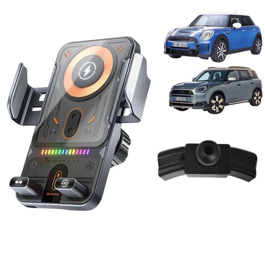 Suport telefon Smart cu prindere dedicata OEM pentru BMW Mini Hatch F55/F56/F57 2021-2023 Mini Countryman F60 LCI 2021-2023