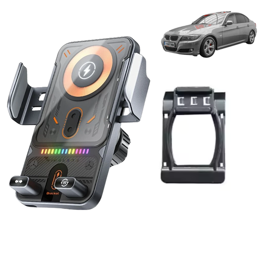 Suport telefon Smart cu prindere dedicata OEM pentru BMW Seria 3/M3 E90/E91/E92/93 05-11