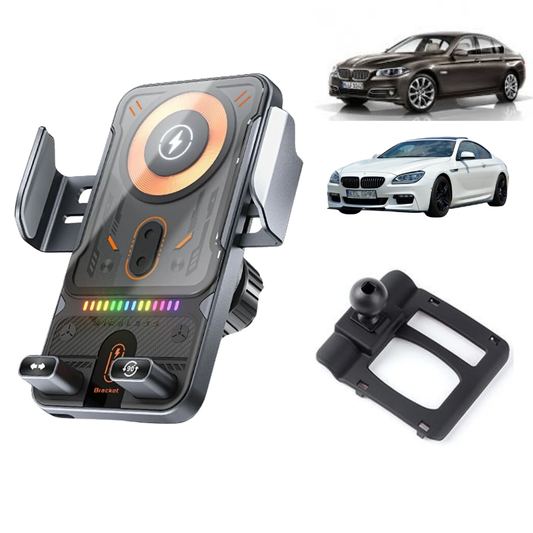 Suport telefon Smart cu prindere dedicata OEM pentru BMW 5 F10 2010-2016/Seria 6 2012-2019