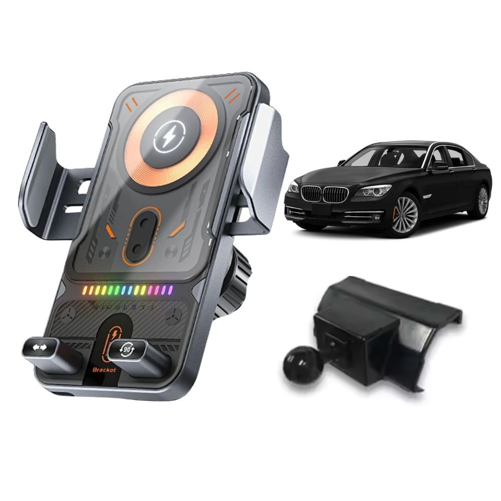 Suport telefon Smart cu prindere dedicata OEM pentru BMW Seria 7 F01-03 2009-2015