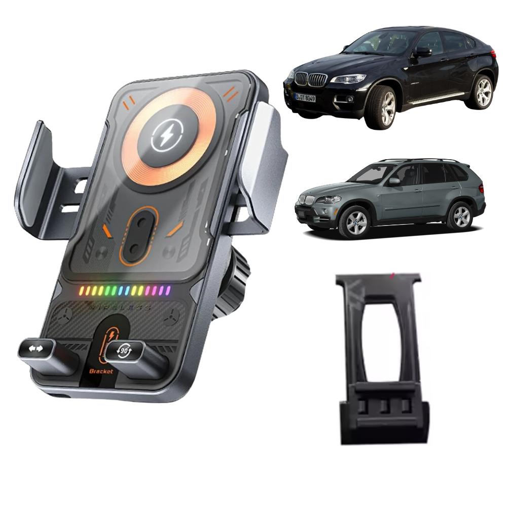 Suport telefon Smart cu prindere dedicata OEM pentru BMW X5/X6 E70/F16 2007-2013