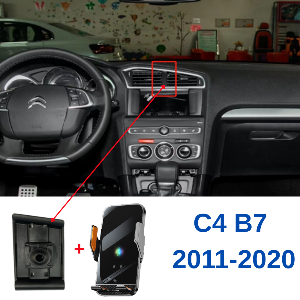Suport telefon Smart cu prindere dedicata OEM pentru CITROEN C4 B7 2011-2020