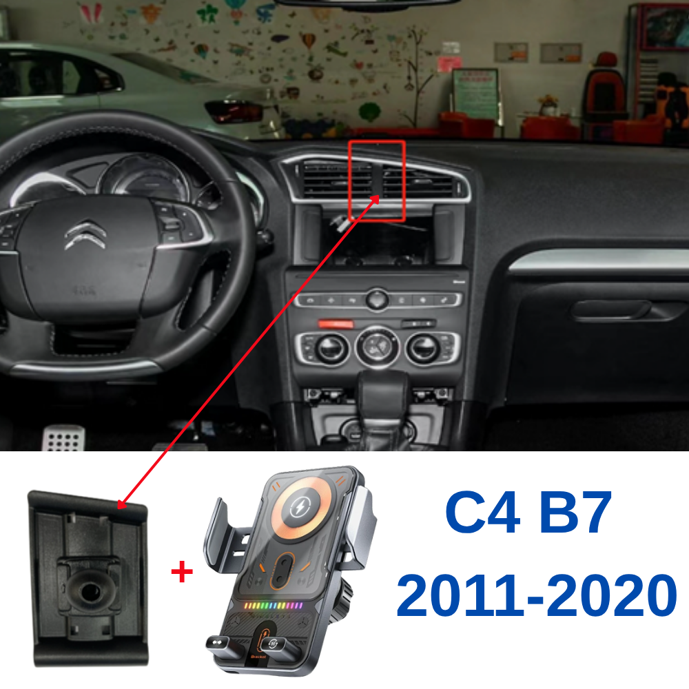 Suport telefon Smart cu prindere dedicata OEM pentru CITROEN C4 B7 2011-2020