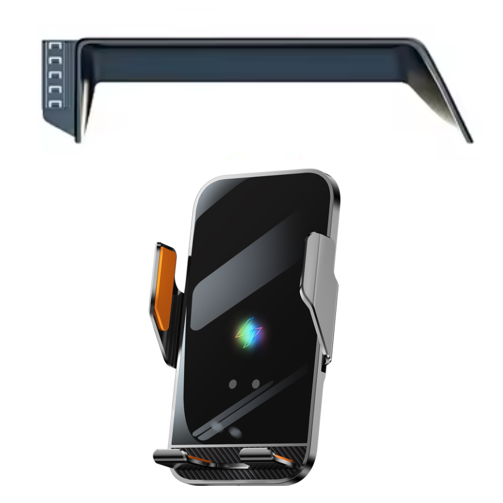 VELTROVA Smart Phone Holder with Wireless Charging TOYOTA CH-R 2017-2023 large 10.25 inch navi, with mounting on the multimedia screen