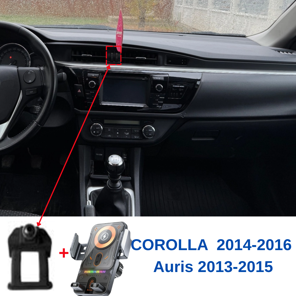 Suport telefon Smart cu prindere dedicata OEM pentru TOYOTA Corolla 11th 2014-2016 / Auris  2nd 2013-2015