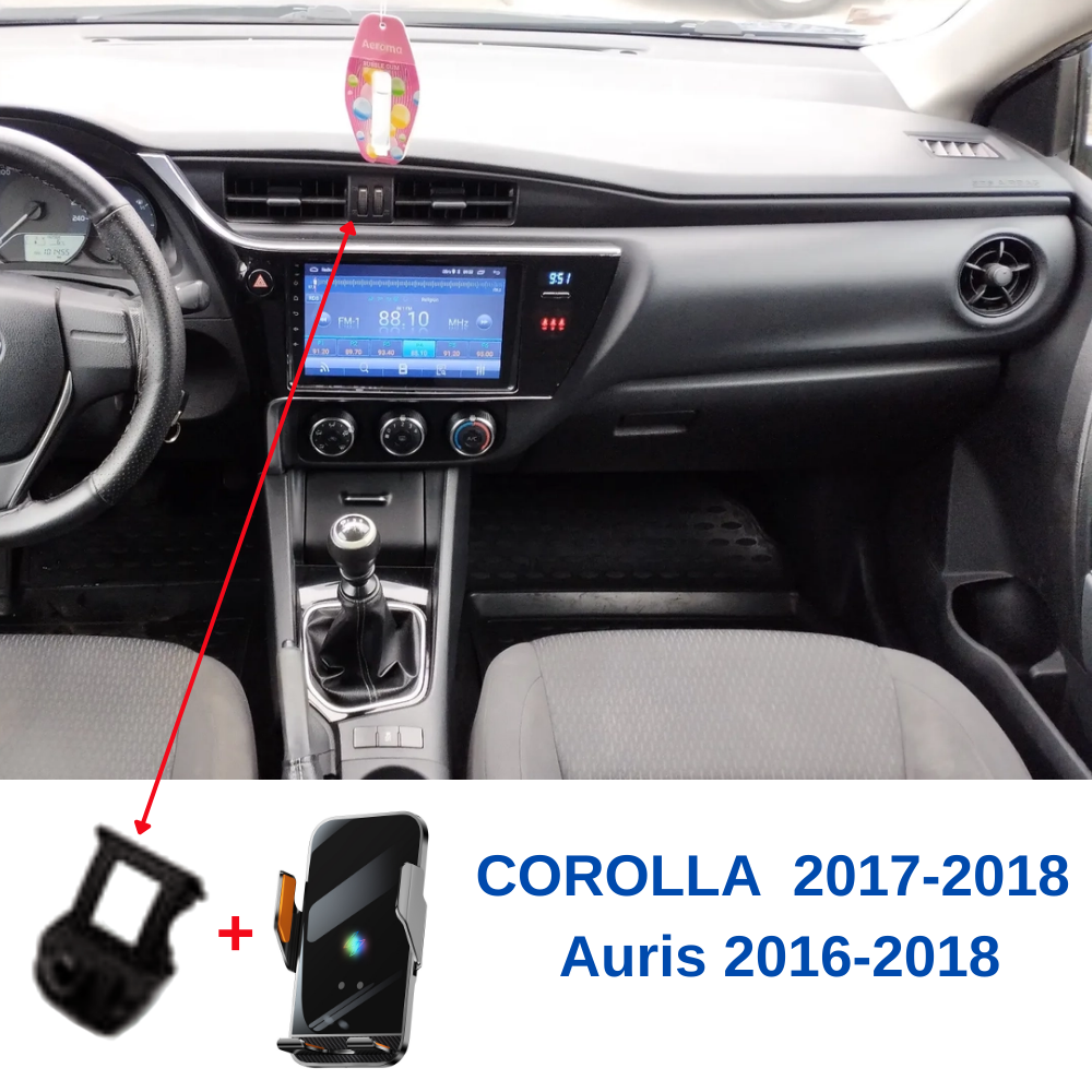 Suport telefon Smart cu prindere dedicata OEM pentru TOYOTA Corolla 11.5th 2017-2018 / Auris 2.5nd 2016-2018