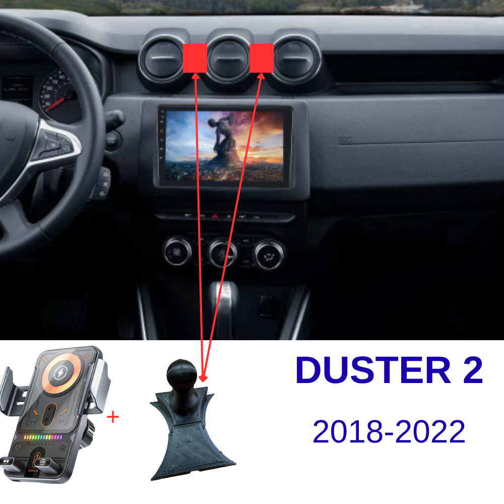 Suport telefon Smart cu prindere dedicata OEM pentru Dacia Duster 2 (2018-2022)