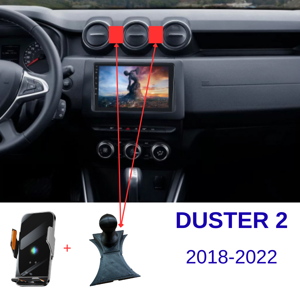Suport telefon Smart cu prindere dedicata OEM pentru Dacia Duster 2 (2018-2022)