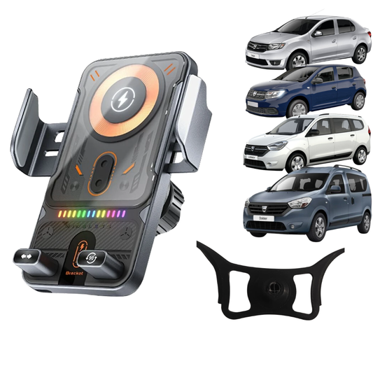 Suport telefon Smart cu prindere dedicata OEM pentru Dacia Logan 2, Sandero 2, Lodgy, Dokker 2012-2021