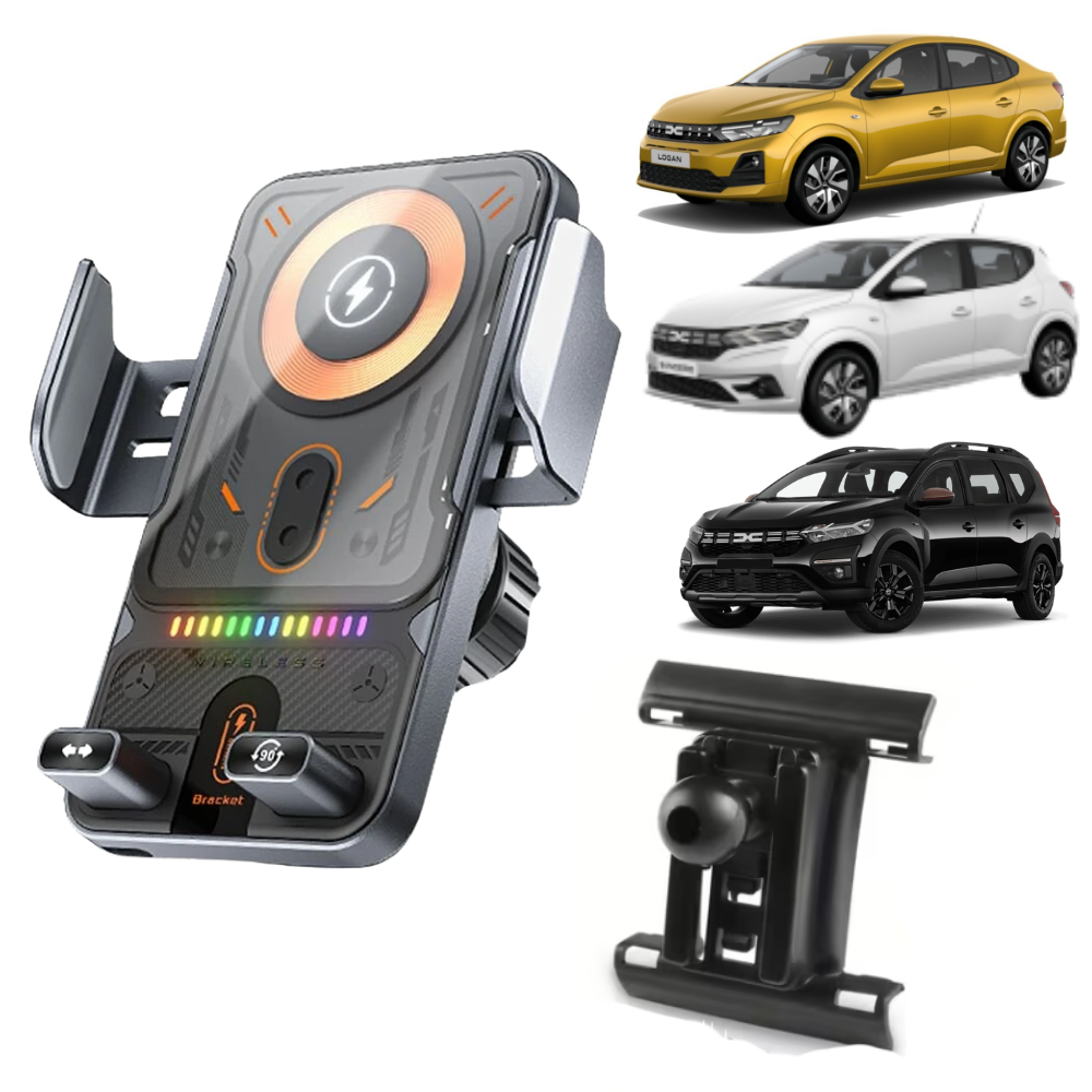Suport telefon Smart cu prindere dedicata OEM pentru Dacia Logan 3, Sandero 3, Jogger 2021-Present