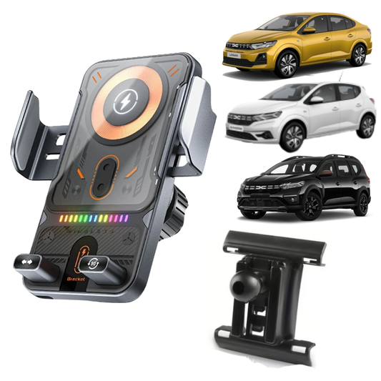 Smart Phone Holder with Dedicated OEM Mount for Dacia Logan 3, Sandero 3, Jogger 2021-Present