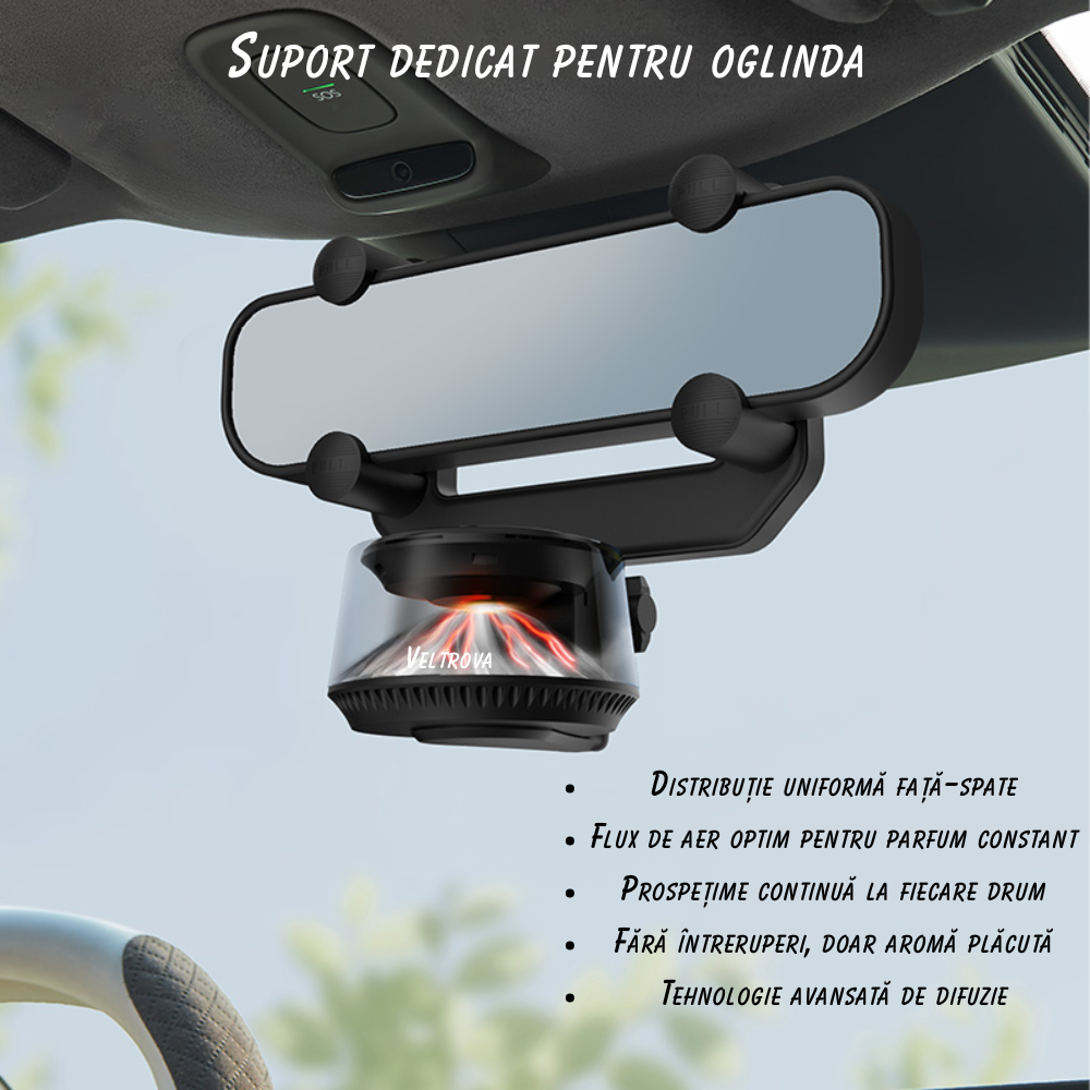 Vulcan Smart Car Diffuser 360° – Premium Fragrance for Every Ride