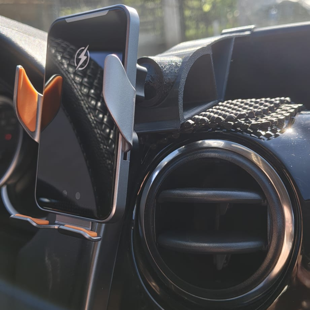 Suport telefon Smart cu prindere dedicata OEM pentru Dacia Duster 1 Facelift 2013-2017