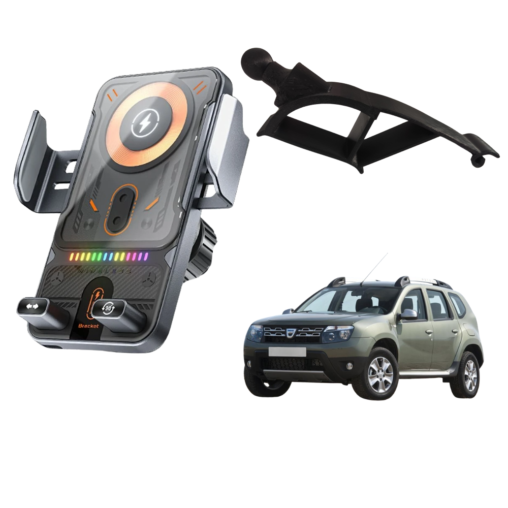 Suport telefon Smart cu prindere dedicata OEM pentru Dacia Duster 1 Facelift 2013-2017