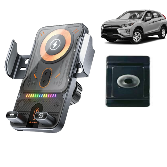 Smart phone holder with dedicated OEM grip for Mitsubishi Eclipse Cross 2018-2021