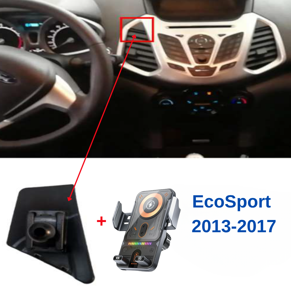 Suport telefon Smart cu prindere dedicata OEM pentru Ford EcoSport 2.0nd 2013-2017
